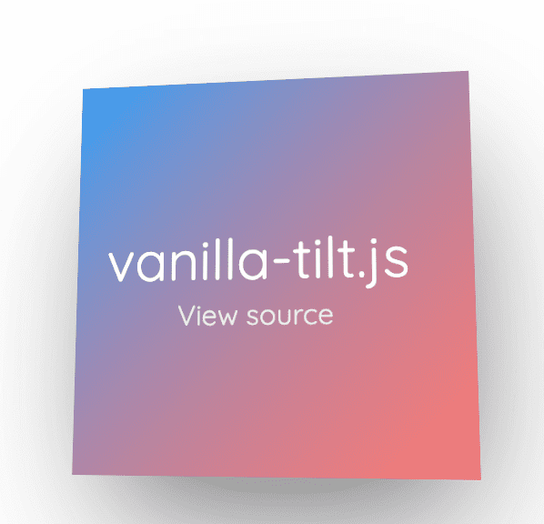 coding-programming, javascript - Vanilla-tilt.jsの使い方とインストール方法。魅力的なUIエフェクトを実現！